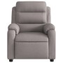 Sillón reclinable de tela gris taupe en Sillones | Comprar online en Foru.es