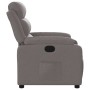 Sillón reclinable de tela gris taupe en Sillones | Comprar online en Foru.es