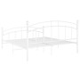 Estructura de cama de metal blanco 160x200 cm de vidaXL, Camas y somieres - Ref: Foro24-324980, Precio: 151,09 €, Descuento: %