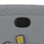 Sillón reclinable de masaje de tela gris claro en Sillones | Comprar online en Foru.es