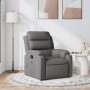 Sillón de masaje reclinable de tela gris oscuro en Sillones | Comprar online en Foru.es