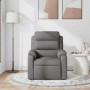 Sillón de masaje reclinable de tela gris oscuro en Sillones | Comprar online en Foru.es