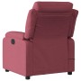 Sillón de masaje reclinable de tela color vino tinto en Sillones | Comprar online en Foru.es