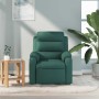 Sillón de masaje reclinable de tela verde oscuro en Sillones | Comprar online en Foru.es