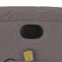 Sillón de masaje reclinable de tela gris taupé en Sillones | Comprar online en Foru.es