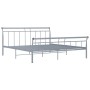 Estructura de cama de metal gris 180x200 cm de vidaXL, Camas y somieres - Ref: Foro24-325047, Precio: 152,57 €, Descuento: %