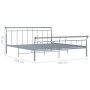Estructura de cama de metal gris 180x200 cm de vidaXL, Camas y somieres - Ref: Foro24-325047, Precio: 152,57 €, Descuento: %