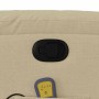 Sillón de masaje reclinable de tela crema en Sillones | Comprar online en Foru.es
