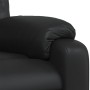 Sillón reclinable de cuero sintético negro en Sillones | Comprar online en Foru.es