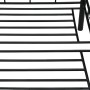Estructura de cama de metal negro 90x200 cm de vidaXL, Camas y somieres - Ref: Foro24-286135, Precio: 146,86 €, Descuento: %