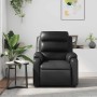 Sillón de masaje reclinable cuero sintético negro en Sillones | Comprar online en Foru.es