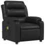 Sillón de masaje reclinable cuero sintético negro en Sillones | Comprar online en Foru.es