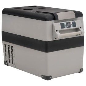 Nevera con asa PP y PE negro y gris 35 L de vidaXL, Neveras - Ref: Foro24-51787, Precio: 435,56 €, Descuento: %