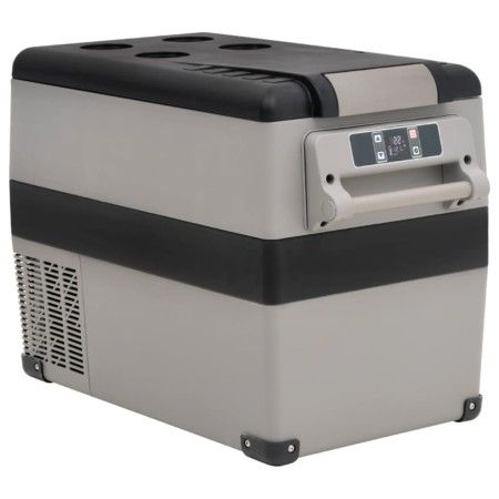 Nevera con asa PP y PE negro y gris 35 L de vidaXL, Neveras - Ref: Foro24-51787, Precio: 435,56 €, Descuento: %