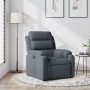 Sillón reclinable de terciopelo gris oscuro en Sillones | Comprar online en Foru.es