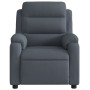 Sillón reclinable de terciopelo gris oscuro en Sillones | Comprar online en Foru.es