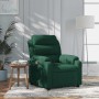 Sillón reclinable de terciopelo verde oscuro en Sillones | Comprar online en Foru.es