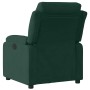Sillón reclinable de terciopelo verde oscuro en Sillones | Comprar online en Foru.es