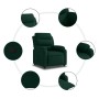 Sillón reclinable de terciopelo verde oscuro en Sillones | Comprar online en Foru.es