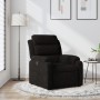 Sillón reclinable de terciopelo negro en Sillones | Comprar online en Foru.es