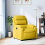 Sillón reclinable terciopelo amarillo en Sillones | Comprar online en Foru.es