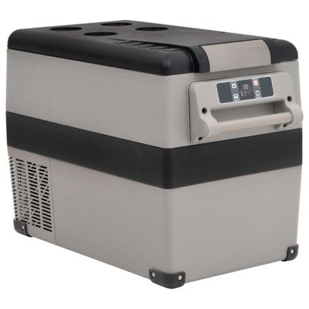 Nevera con asa PP y PE negro y gris 55 L de vidaXL, Neveras - Ref: Foro24-51789, Precio: 519,49 €, Descuento: %