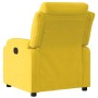 Sillón reclinable terciopelo amarillo en Sillones | Comprar online en Foru.es