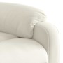 Sillón reclinable terciopelo blanco crema en Sillones | Comprar online en Foru.es