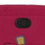 Sillón de masaje reclinable de terciopelo vino tinto en Sillones | Comprar online en Foru.es