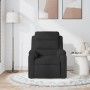 Sillón de masaje reclinable de terciopelo negro en Sillones | Comprar online en Foru.es