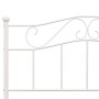 Estructura de cama de metal blanco 120x200 cm de vidaXL, Camas y somieres - Ref: Foro24-284518, Precio: 138,47 €, Descuento: %