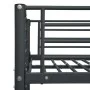 Estructura de litera de metal negro 140x200 cm/90x200 cm de vidaXL, Camas y somieres - Ref: Foro24-287905, Precio: 322,80 €, ...