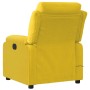 Sillón de masaje reclinable de terciopelo amarillo en Sillones | Comprar online en Foru.es