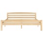 Estructura de cama de madera de pino maciza 160x200 cm de vidaXL, Camas y somieres - Ref: Foro24-322065, Precio: 130,12 €, De...