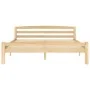 Estructura de cama de madera de pino maciza 160x200 cm de vidaXL, Camas y somieres - Ref: Foro24-322065, Precio: 128,95 €, De...