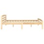 Estructura de cama de madera de pino maciza 160x200 cm de vidaXL, Camas y somieres - Ref: Foro24-322065, Precio: 130,12 €, De...