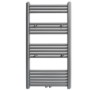 Radiador toallero de baño recto gris 600 x 1160 mm de vidaXL, Radiadores - Ref: Foro24-141892, Precio: 112,49 €, Descuento: %