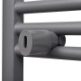 Radiador toallero de baño recto gris 600 x 1160 mm de vidaXL, Radiadores - Ref: Foro24-141892, Precio: 112,49 €, Descuento: %