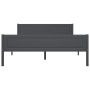 Estructura de cama de madera maciza de pino gris 120x200 cm de vidaXL, Camas y somieres - Ref: Foro24-322126, Precio: 132,41 ...