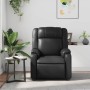 Sillón de masaje reclinable cuero sintético negro en Sillones | Comprar online en Foru.es