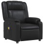 Sillón de masaje reclinable cuero sintético negro en Sillones | Comprar online en Foru.es