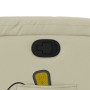 Sillón reclinable de masaje cuero sintético crema en Sillones | Comprar online en Foru.es