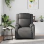 Sillón de masaje reclinable cuero sintético gris en Sillones | Comprar online en Foru.es