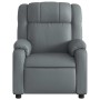 Sillón de masaje reclinable cuero sintético gris en Sillones | Comprar online en Foru.es