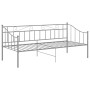 Estructura de sofá cama de metal gris 90x200 cm de vidaXL, Camas y somieres - Ref: Foro24-324775, Precio: 128,87 €, Descuento: %