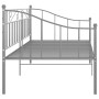 Estructura de sofá cama de metal gris 90x200 cm de vidaXL, Camas y somieres - Ref: Foro24-324775, Precio: 128,87 €, Descuento: %