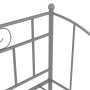 Estructura de sofá cama de metal gris 90x200 cm de vidaXL, Camas y somieres - Ref: Foro24-324775, Precio: 128,87 €, Descuento: %