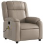 Sillón de masaje reclinable cuero sintético color capuchino en Sillones | Comprar online en Foru.es