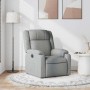 Sillón reclinable de tela gris claro en Sillones | Comprar online en Foru.es