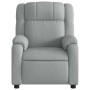 Sillón reclinable de tela gris claro en Sillones | Comprar online en Foru.es